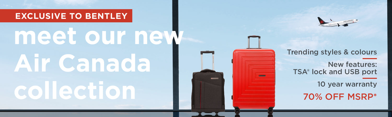 Discover all-new Air Canada luggage exclusive to Bentley