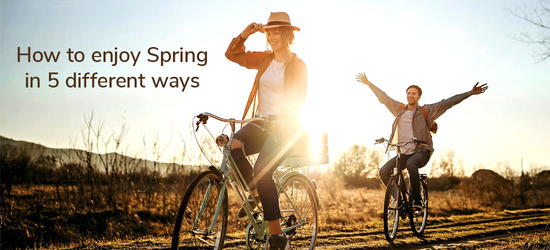 5 bags for 5 spring activities to practice