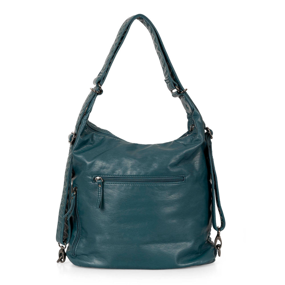 Quilted Convertible Hobo Handbag - Bentley
