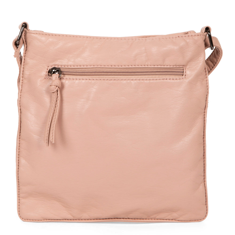 Quilted Multi Zip Crossbody - Bentley