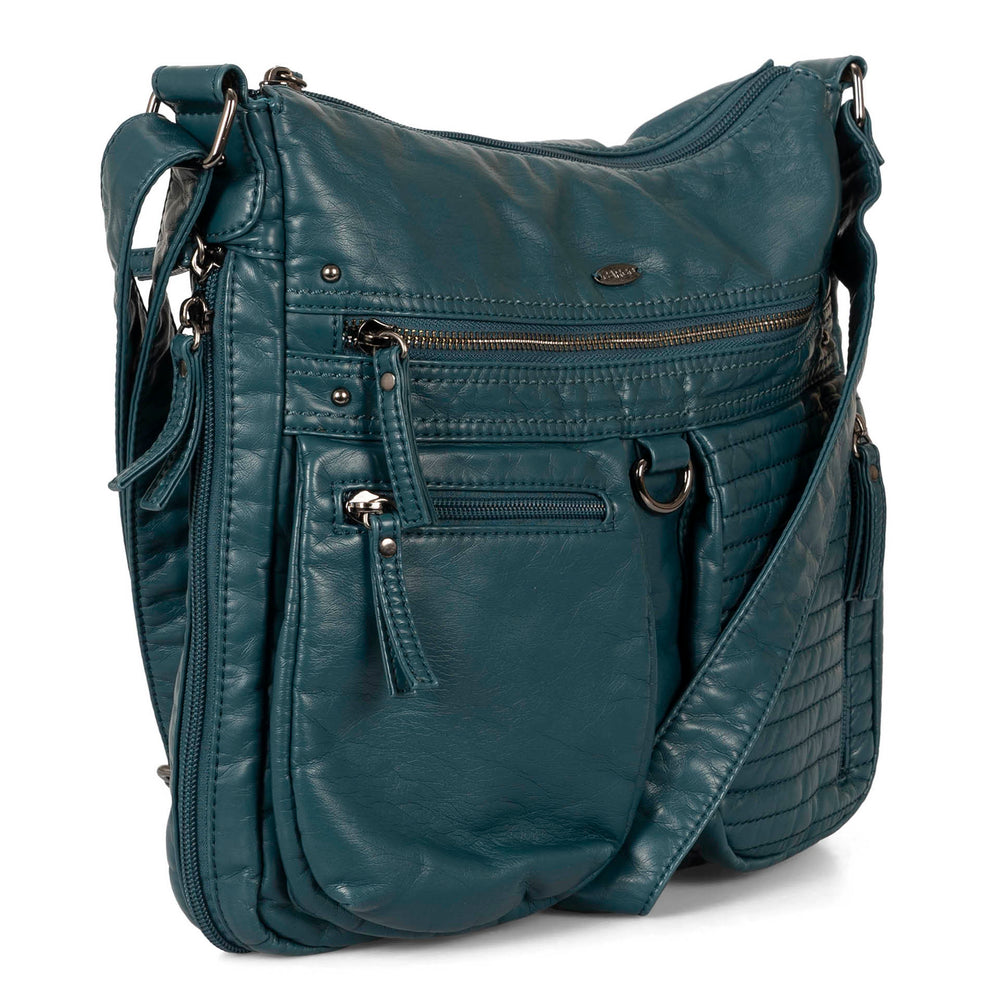 Medium Quilted Expandable Crossbody with Front Pockets - Bentley