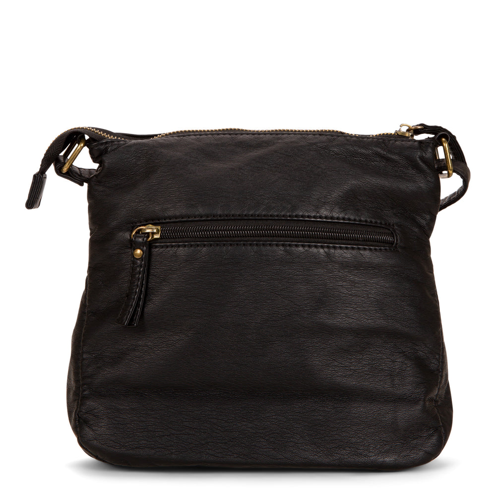 Multi Zip Front flap Crossbody - Bentley
