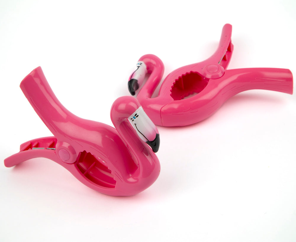 Tracker Beach Towel Clips Flamingo