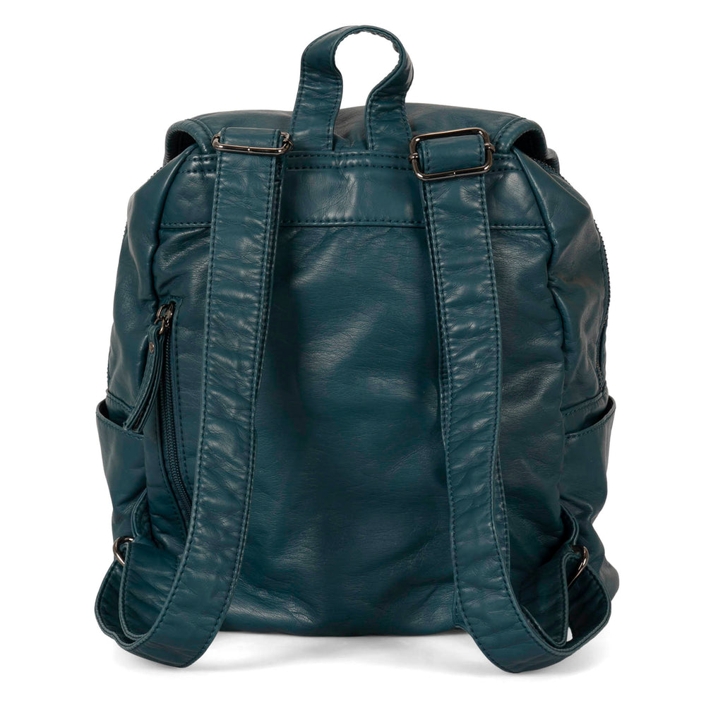 Quilted Flap Backpack - Bentley