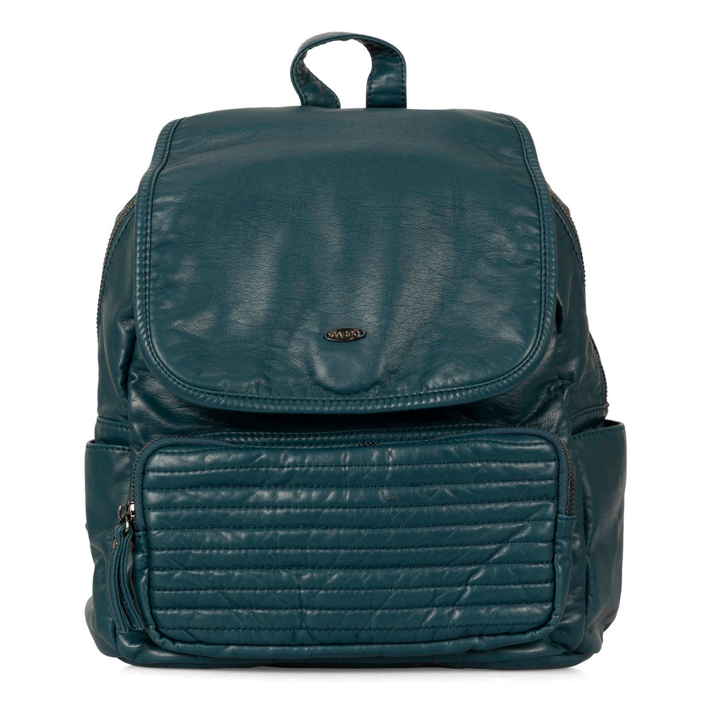 Quilted Flap Backpack - Bentley
