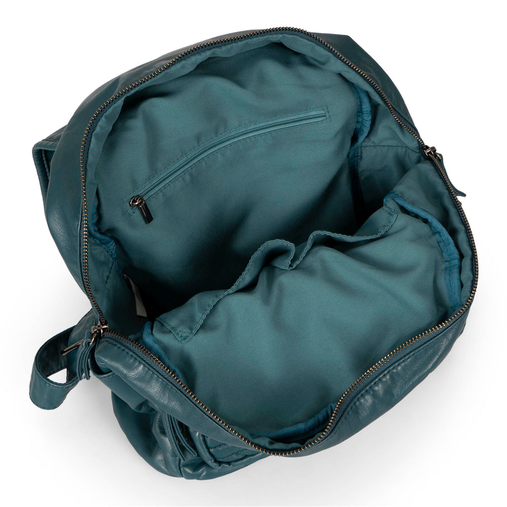 Quilted Flap Backpack - Bentley