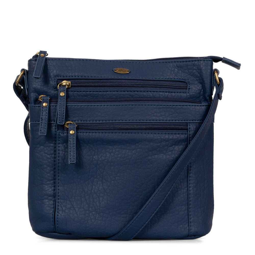Pebbled N/S Crossbody Bag - Bentley