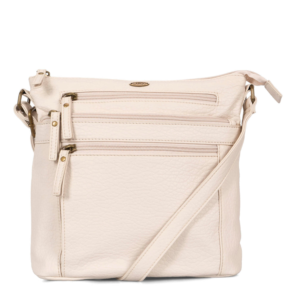 Pebbled N/S Crossbody Bag - Bentley
