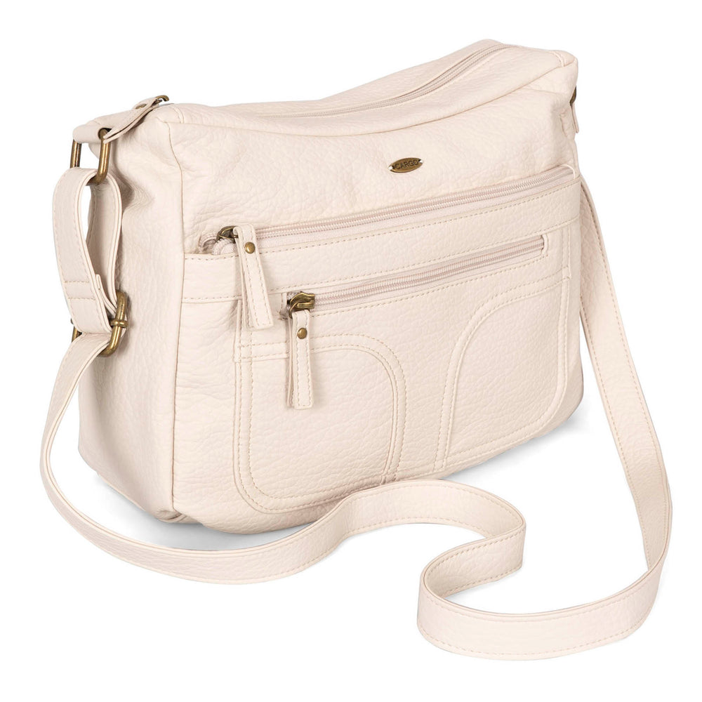 Pebbled E/W Crossbody Bag - Bentley