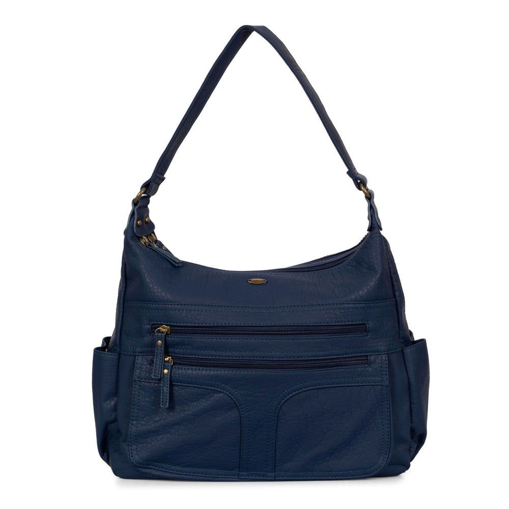 Pebbled Hobo Bag - Bentley