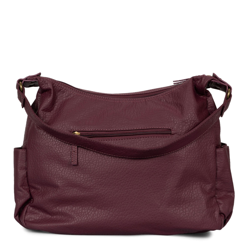 Pebbled Hobo Bag - Bentley