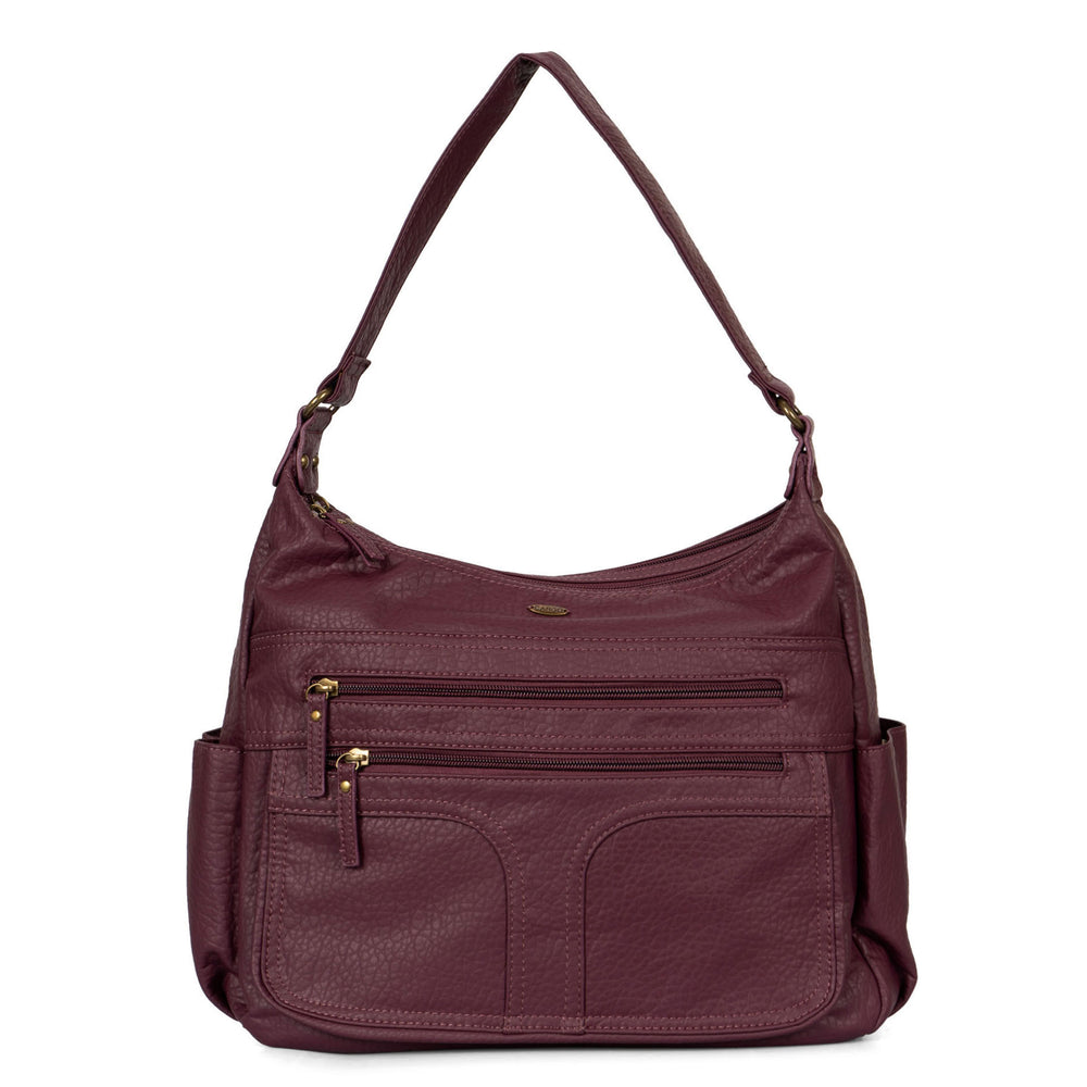 Pebbled Hobo Bag - Bentley