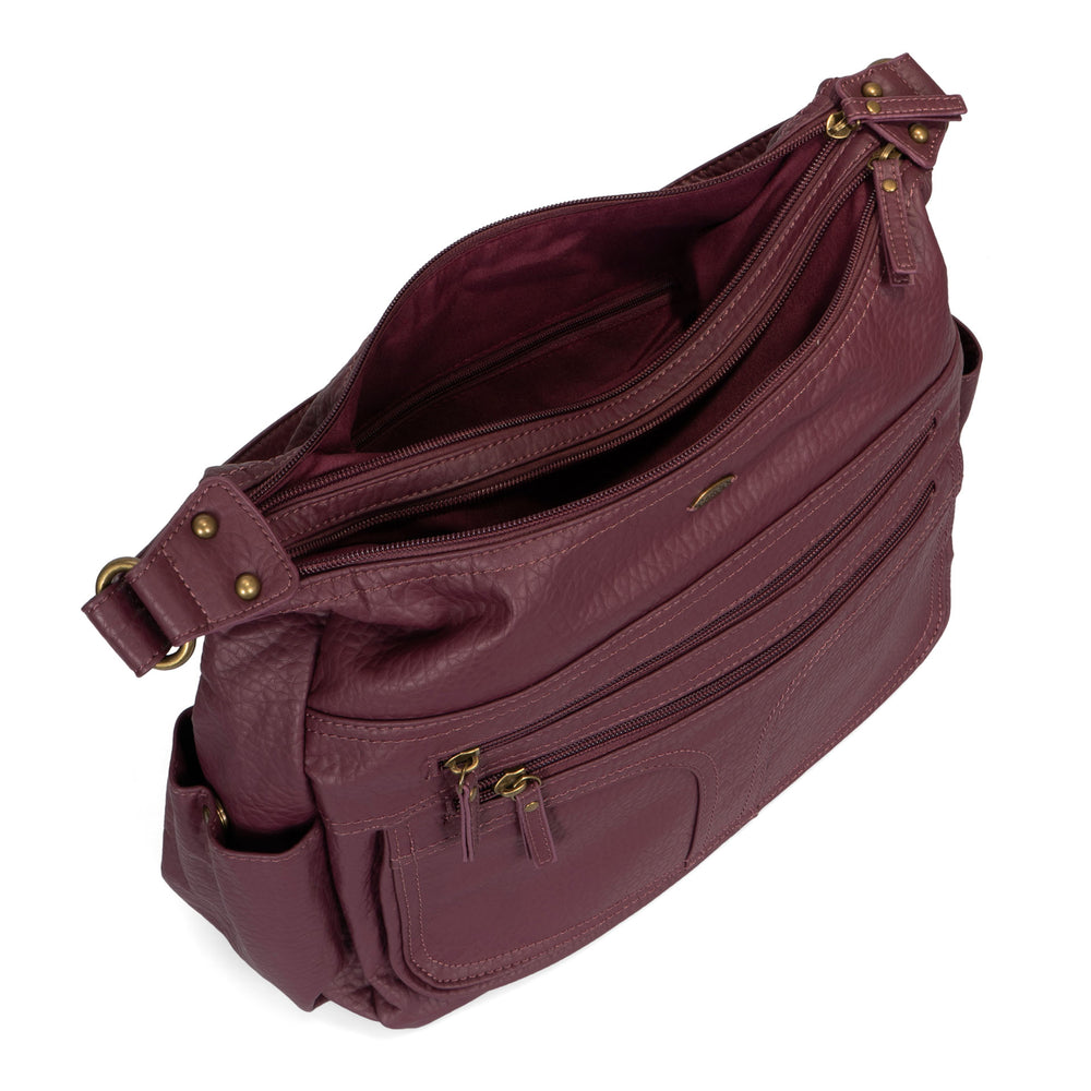 Pebbled Hobo Bag - Bentley