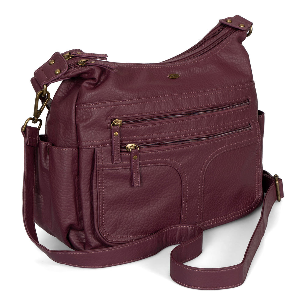 Pebbled Hobo Bag - Bentley