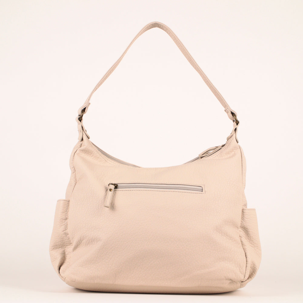 Pebbled Hobo Bag - Bentley