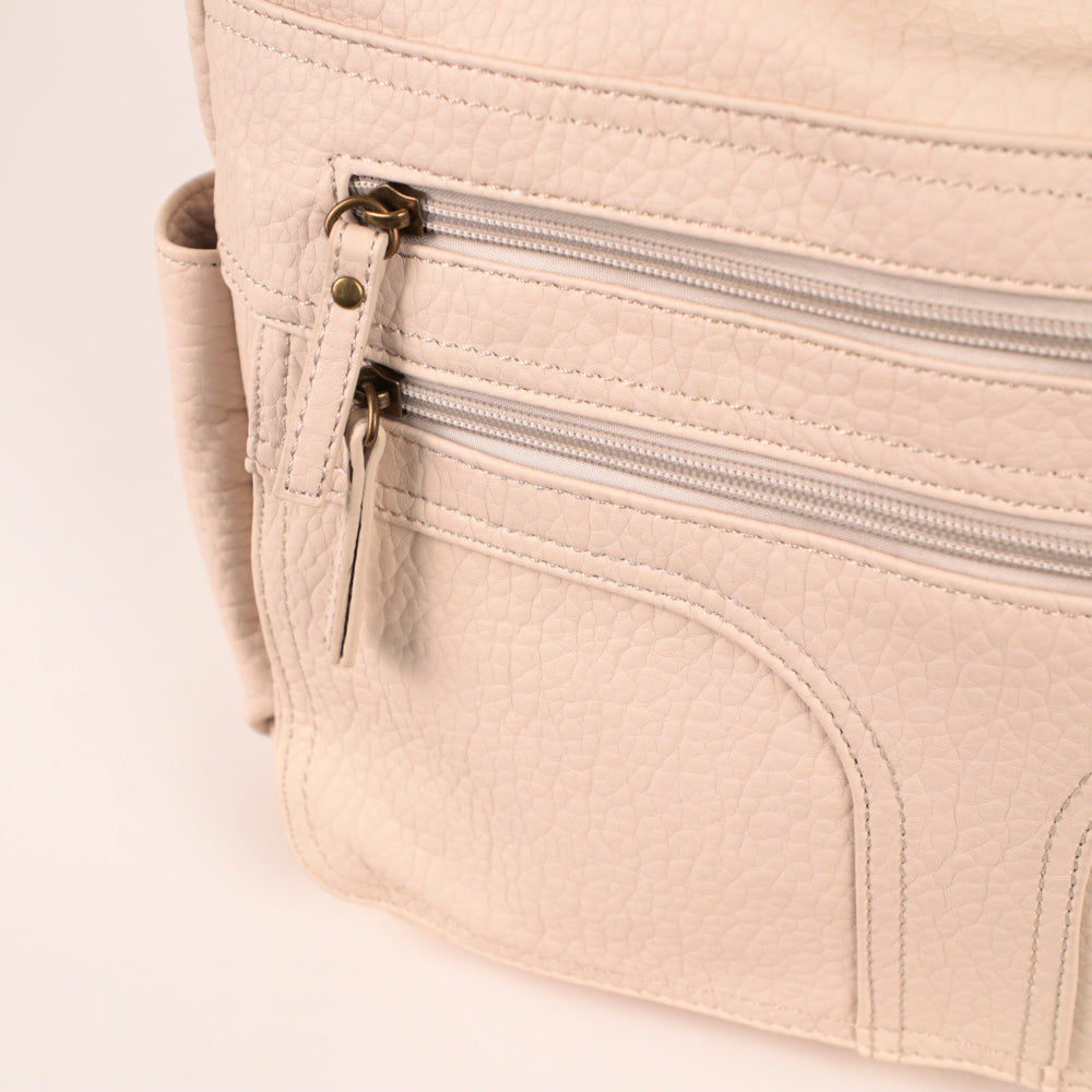 Pebbled Hobo Bag - Bentley