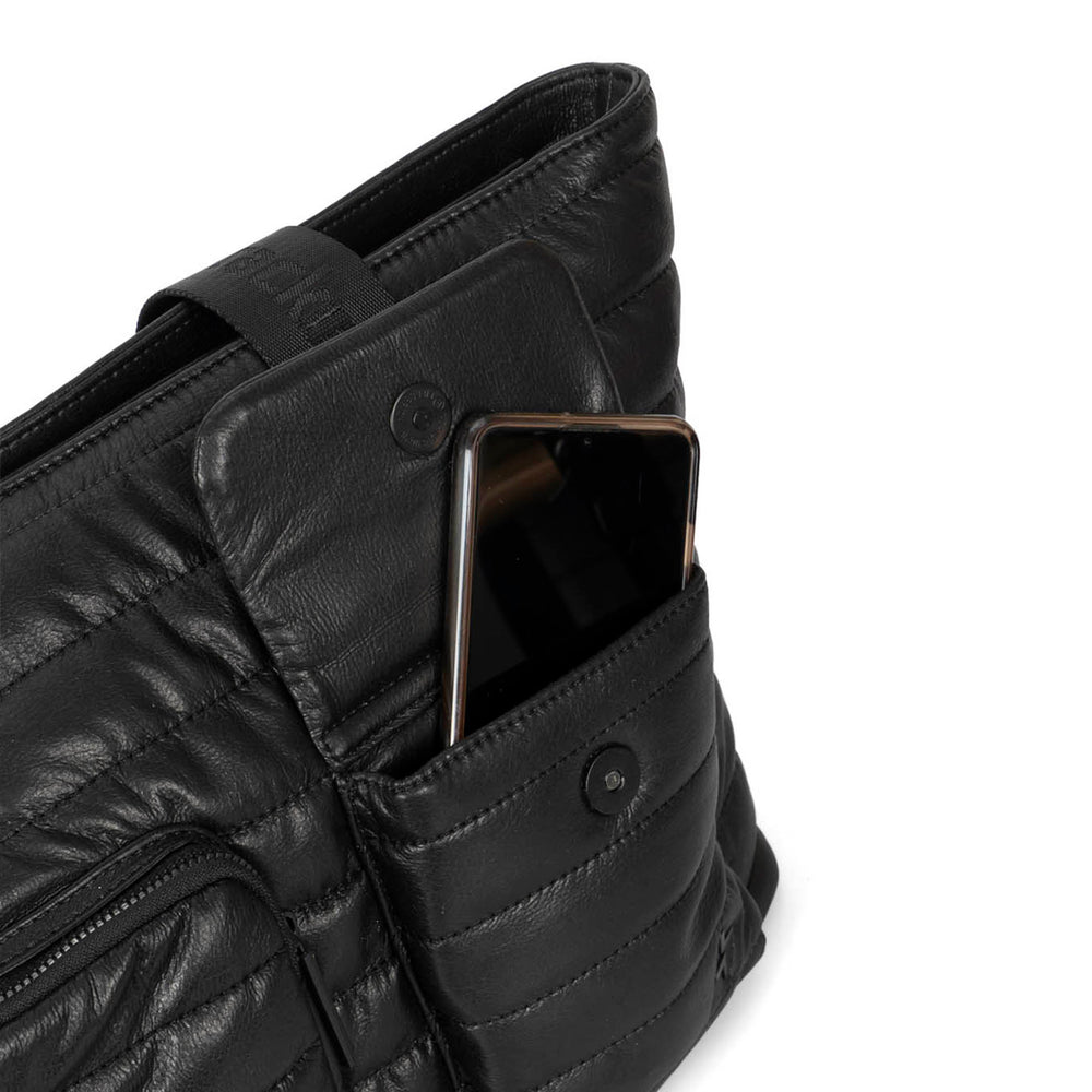 Quilted Tote Bag | RFID - Bentley