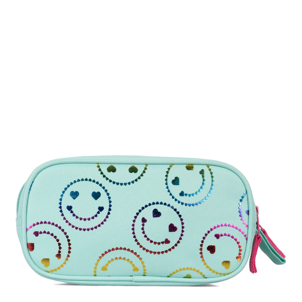 Happy Foil Emoji Pencil Case - Bentley
