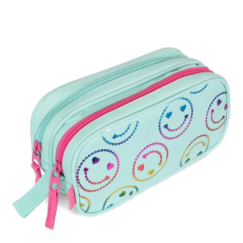 Happy Foil Emoji Pencil Case - Bentley