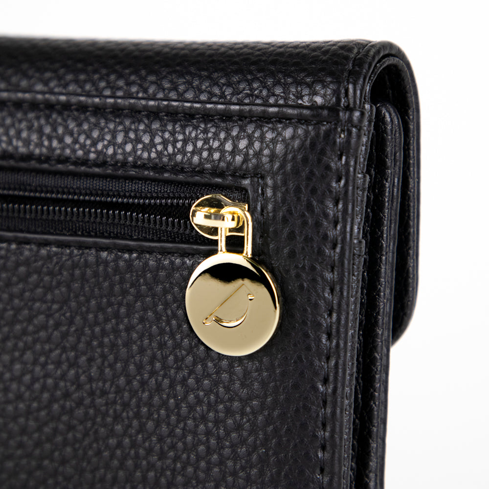 Portefeuille à rabat RFID grand format Riona Katy Pebbled 2.0