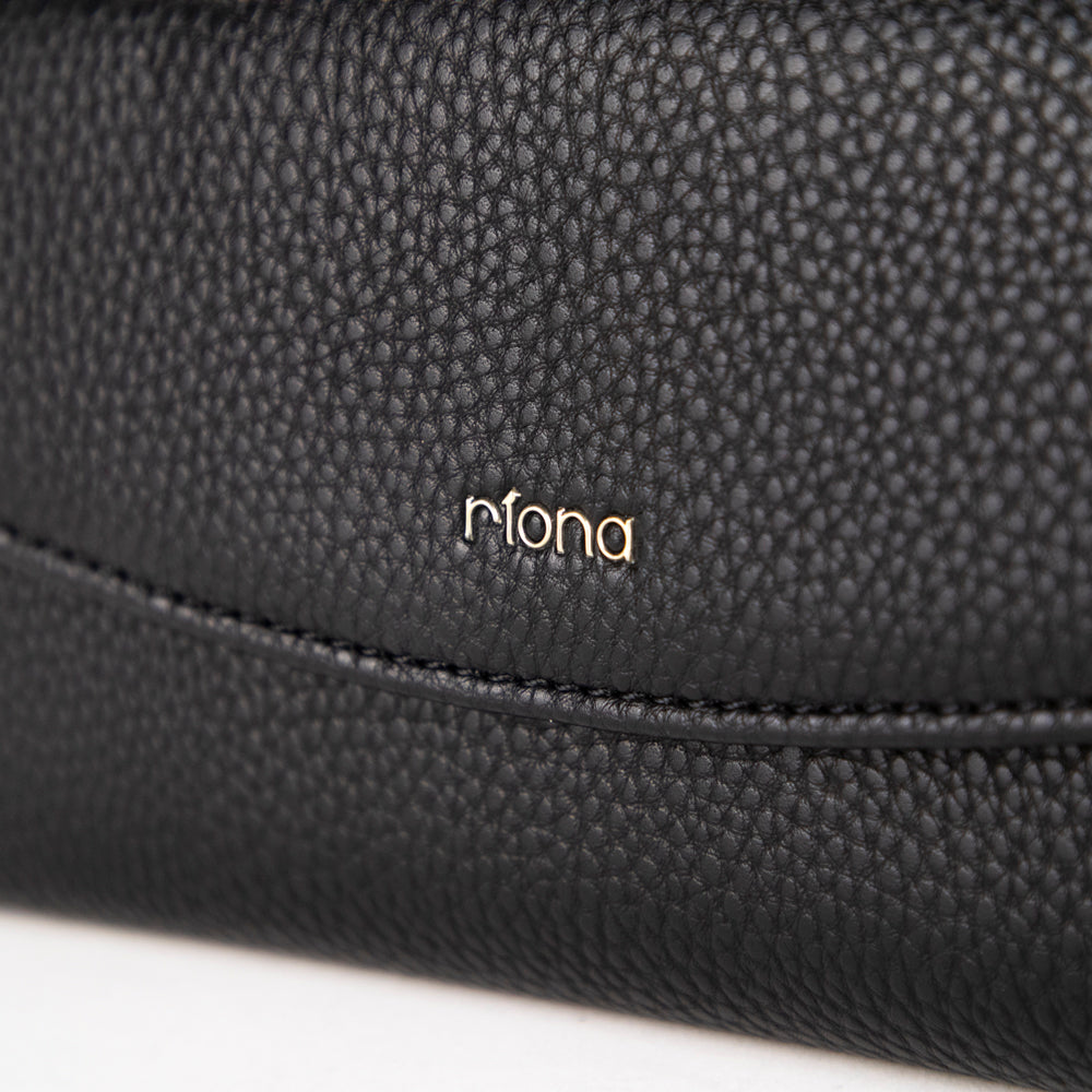 Portefeuille à rabat RFID grand format Riona Katy Pebbled 2.0