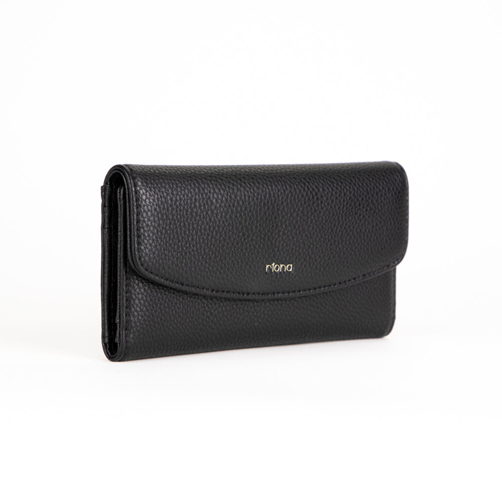 Portefeuille à rabat RFID grand format Riona Katy Pebbled 2.0