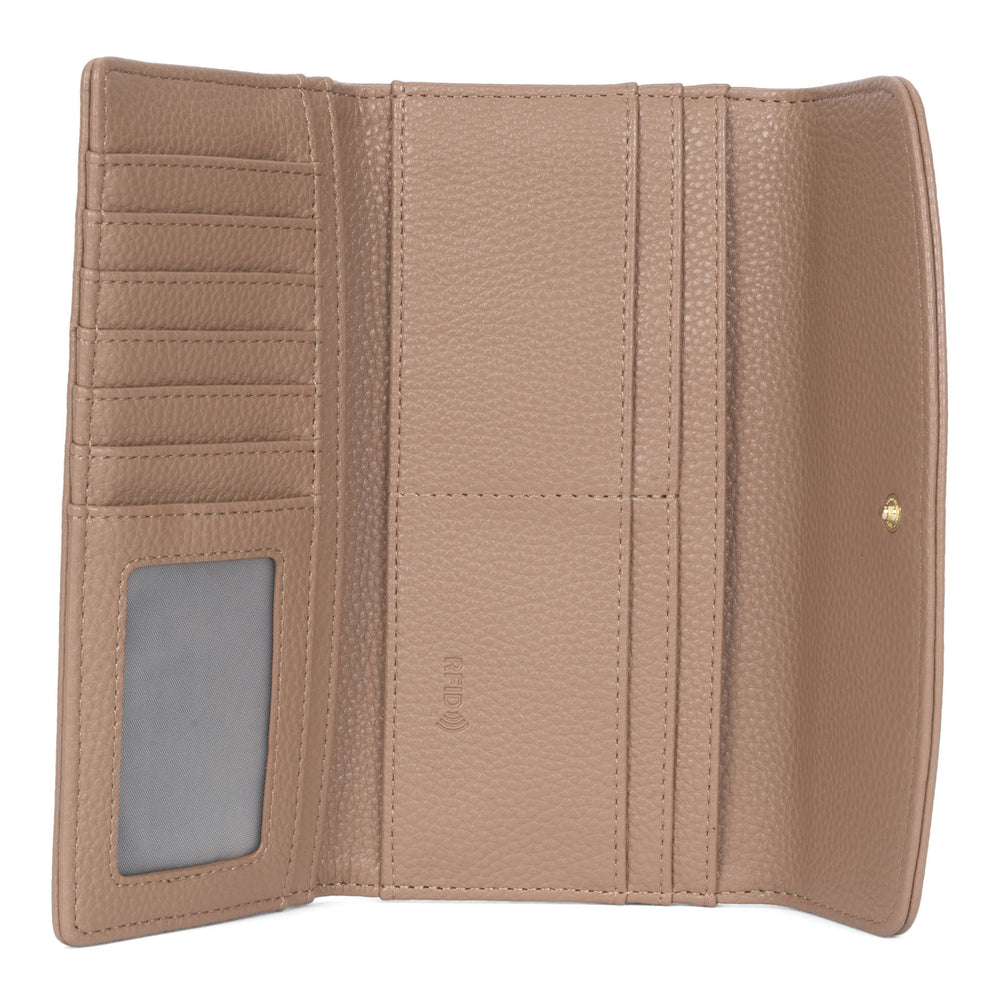 Portefeuille à rabat RFID grand format Riona Katy Pebbled 2.0