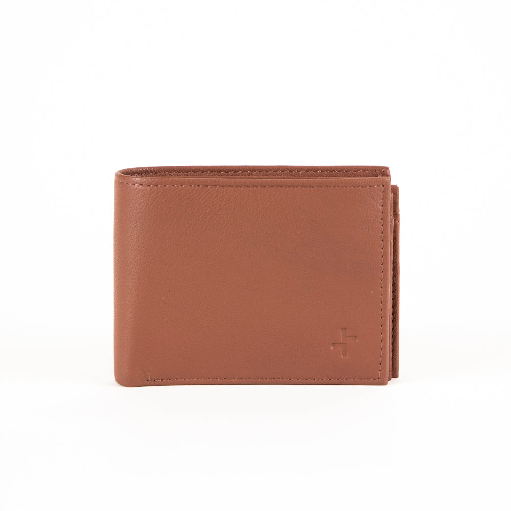Tracker Core RFID Leather Double Center Wing - Bentley