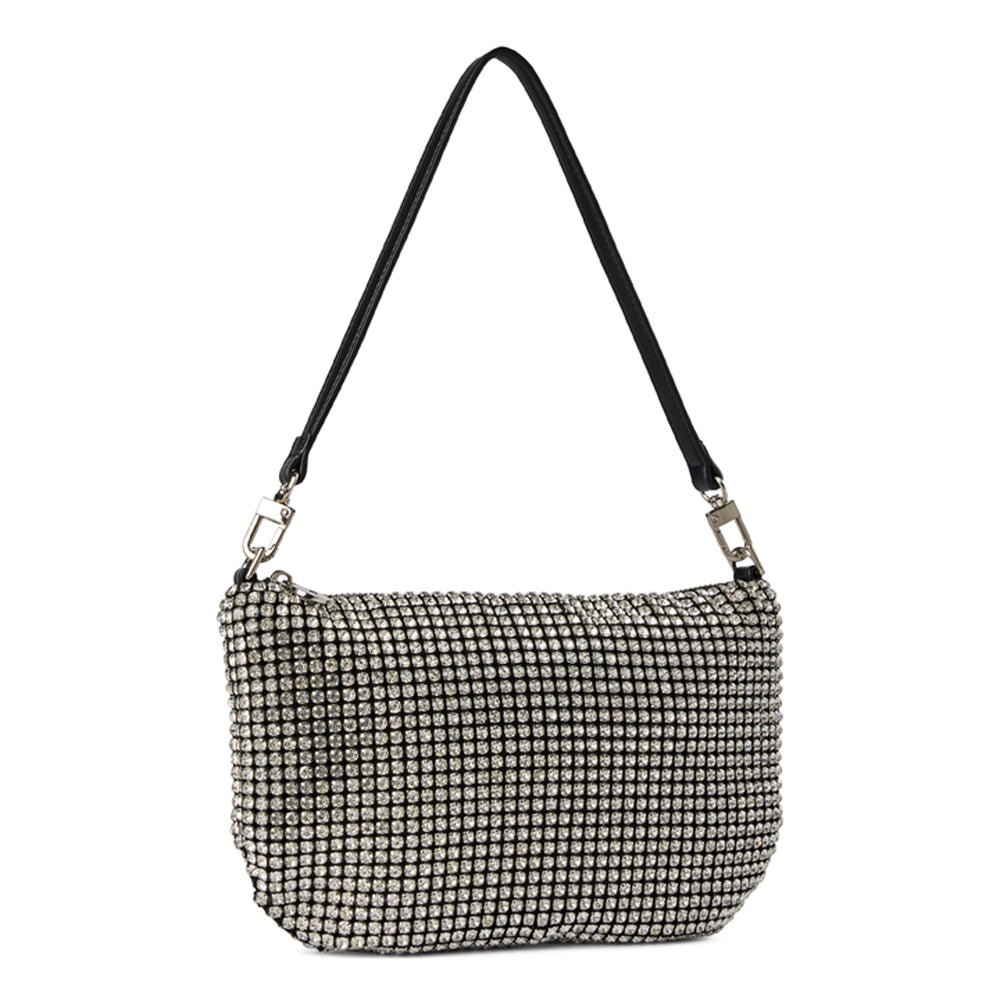 Riona Melody Dôme Argenté à Cristaux Argentée