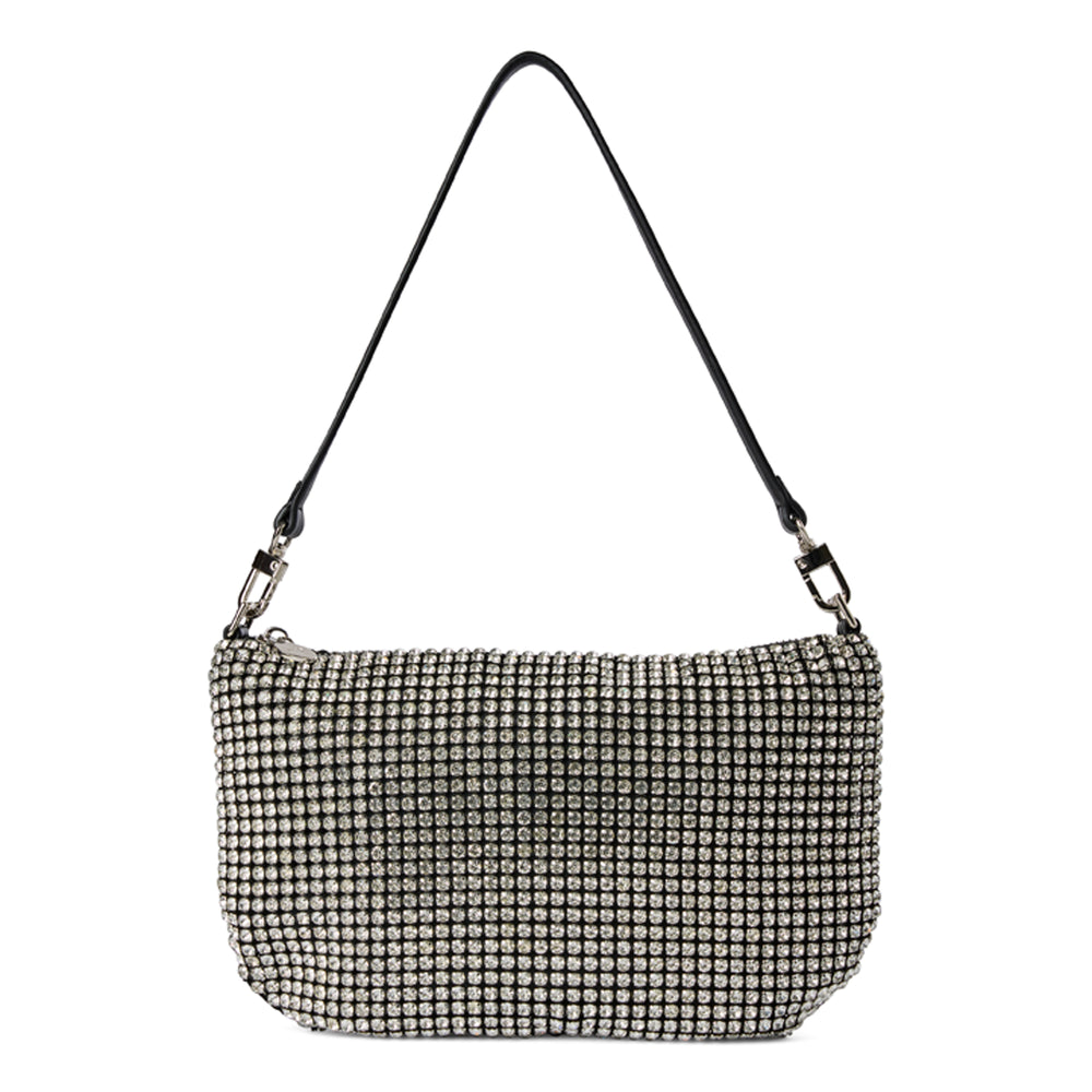 Riona Melody Dôme Argenté à Cristaux Argentée