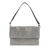Josie Riona Glitter Clutch Handbag Silver - Bentley