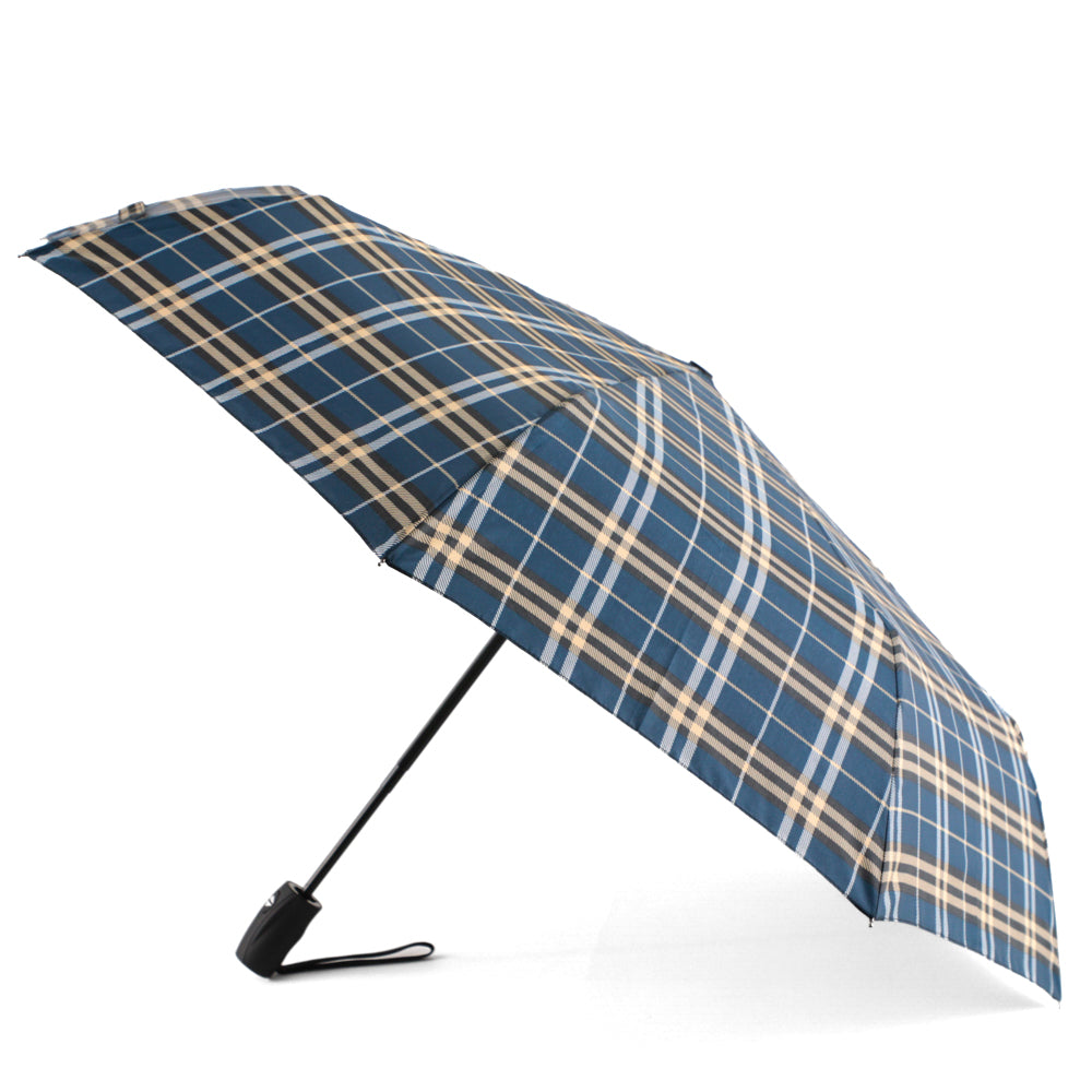 Parapluie court à imprimé écossais Tracker