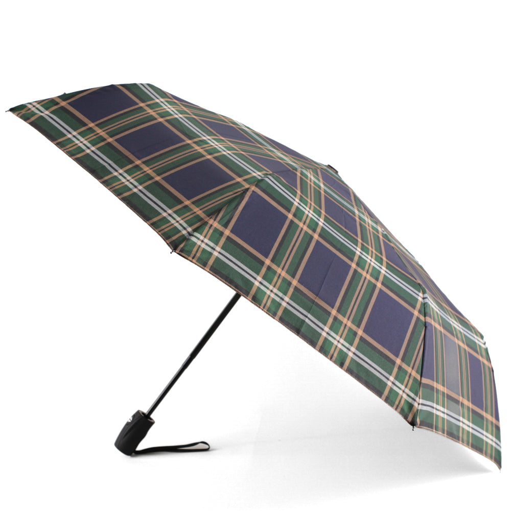 Parapluie court à imprimé écossais Tracker