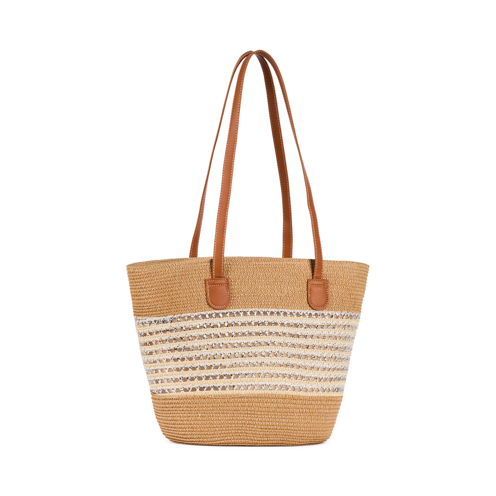 Nomad Stripe Straw Tote