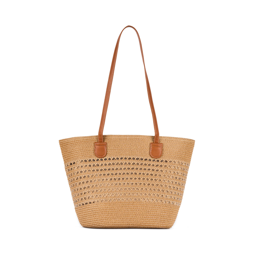 Nomad Stripe Straw Tote