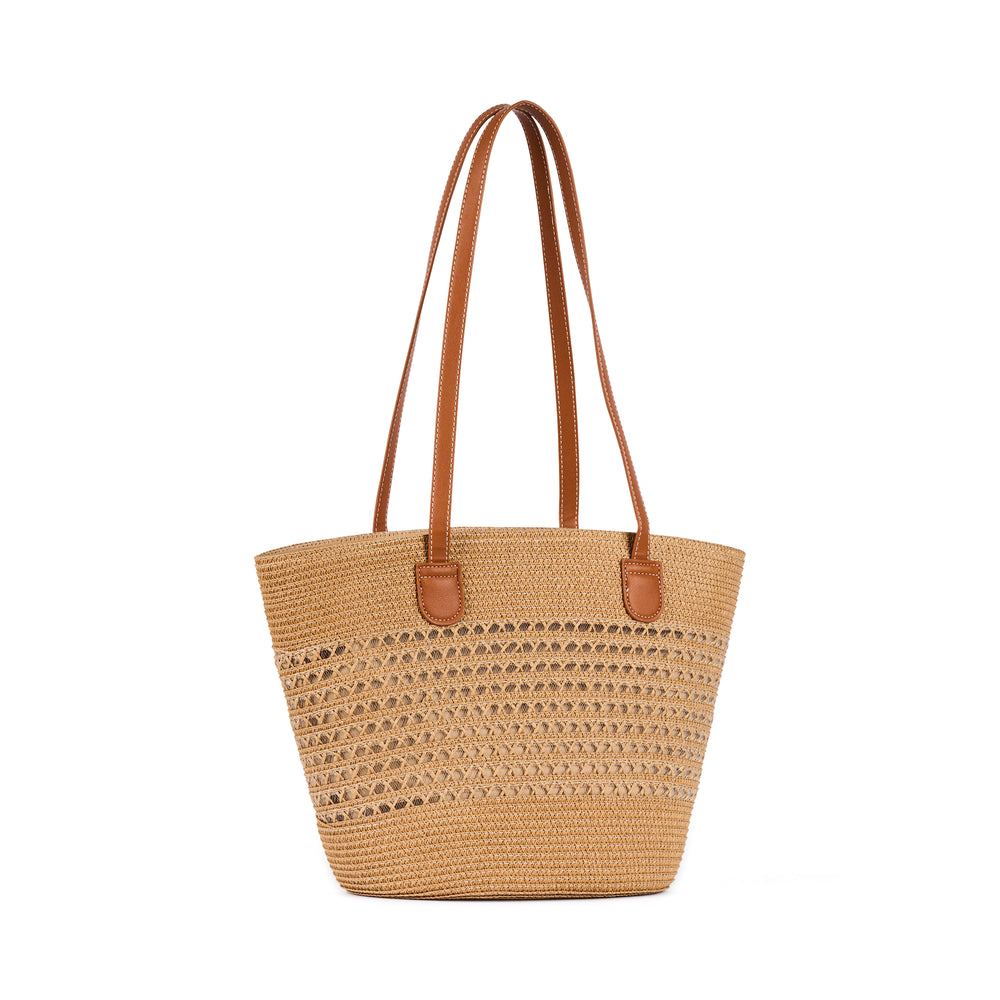 Nomad Stripe Straw Tote
