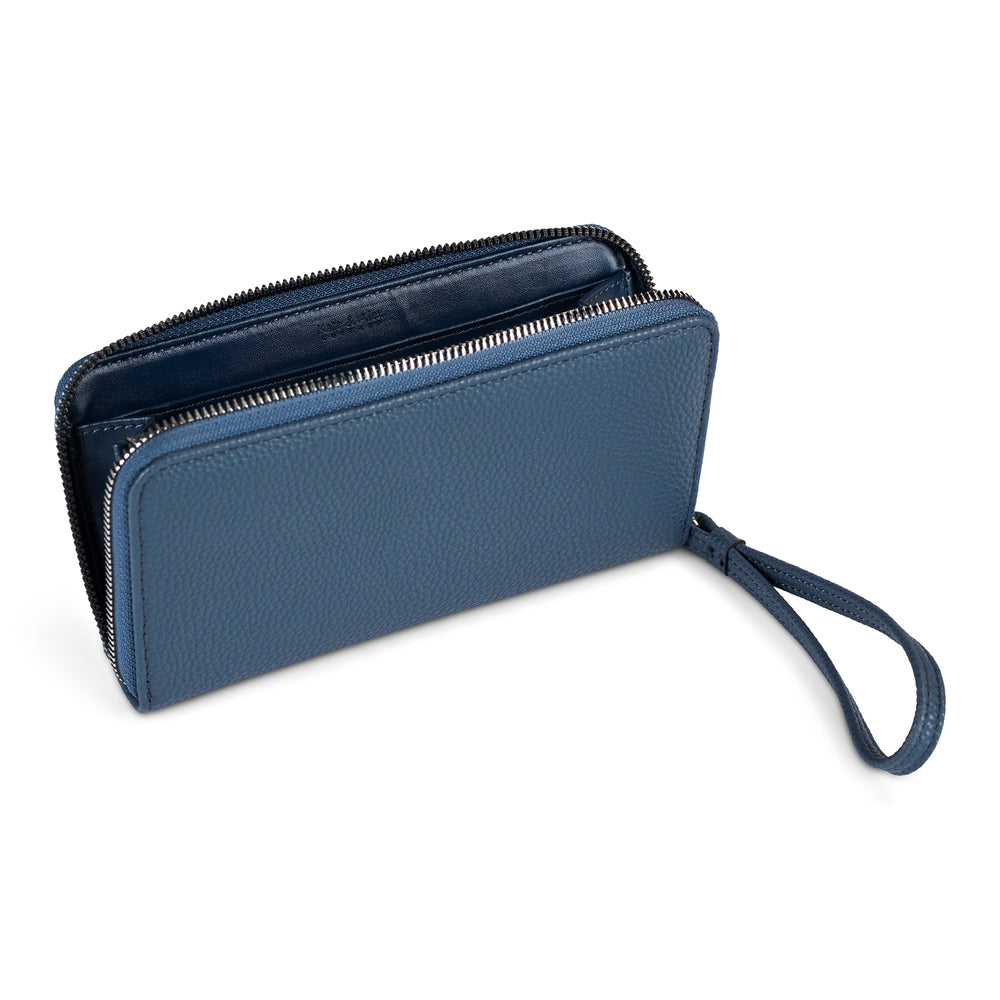 Portefeuille zippé classique Bentley Amour avec dragonne