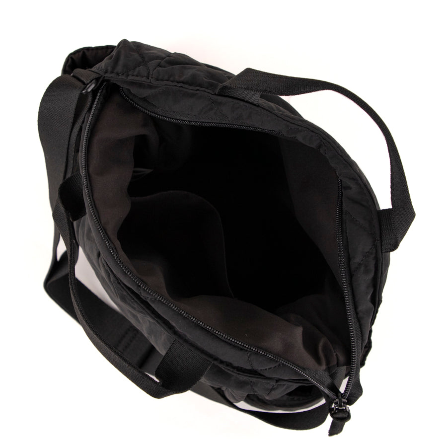 Sac bandoulière matelassé avec poignée supérieure