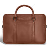 Onyx / Leather Slim Briefcase *Drop Ship*