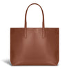 Onyx / Leather Open Tote *Drop Ship*