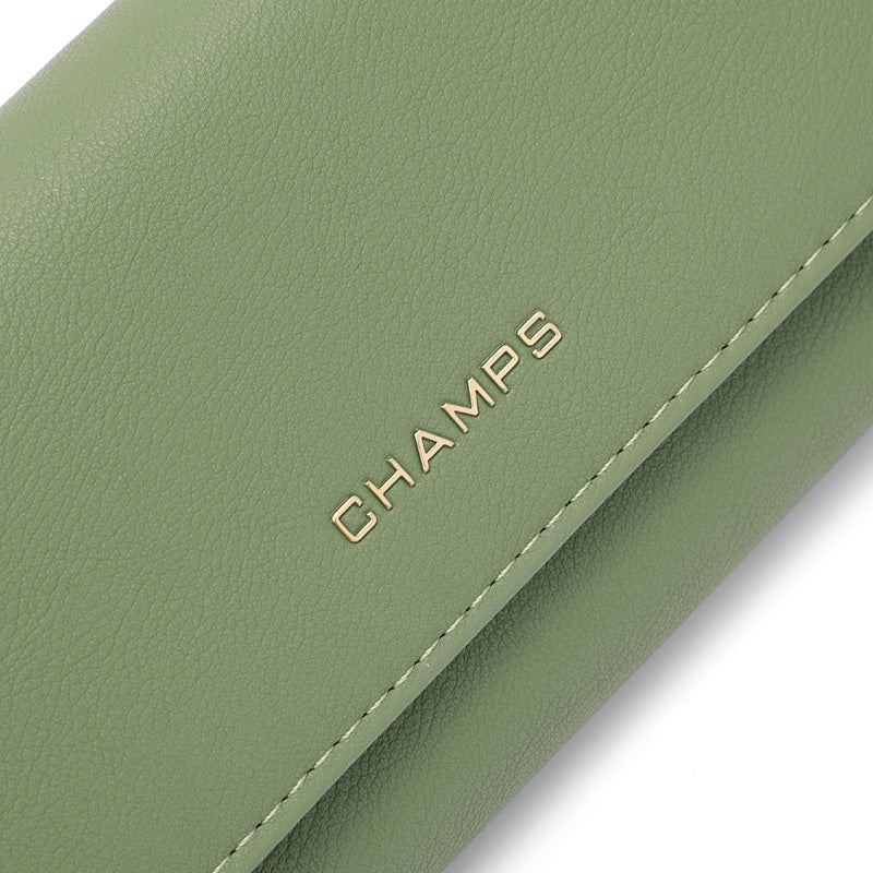 Portefeuille à trois volets emblématique / extensible