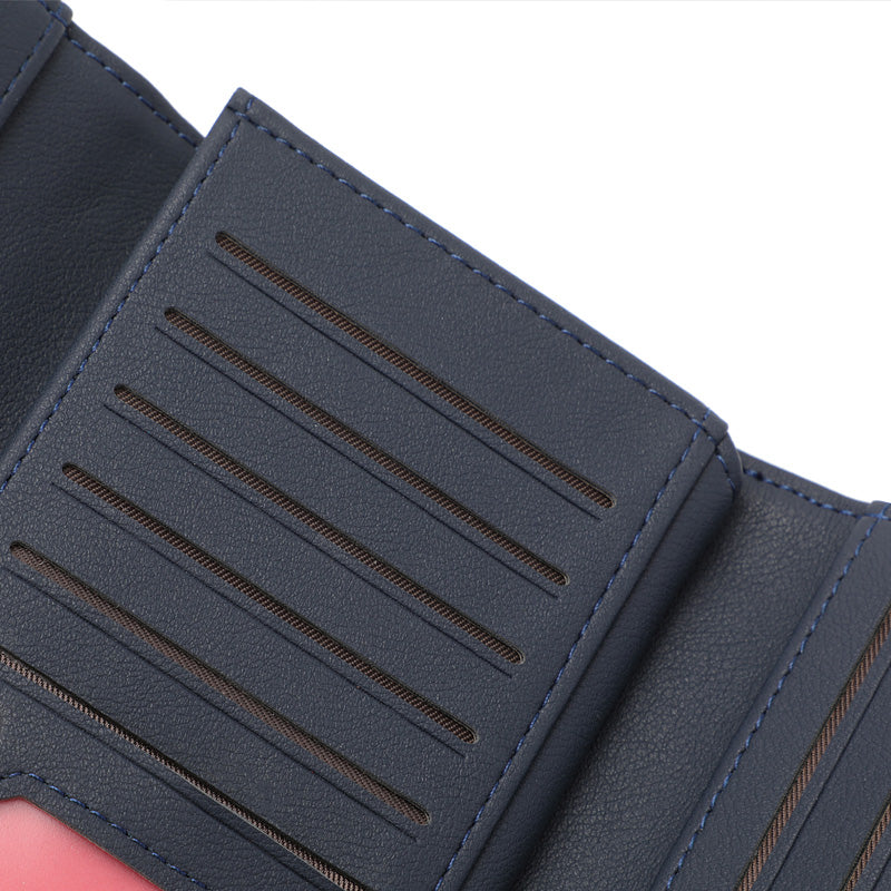 Portefeuille à trois volets emblématique / extensible