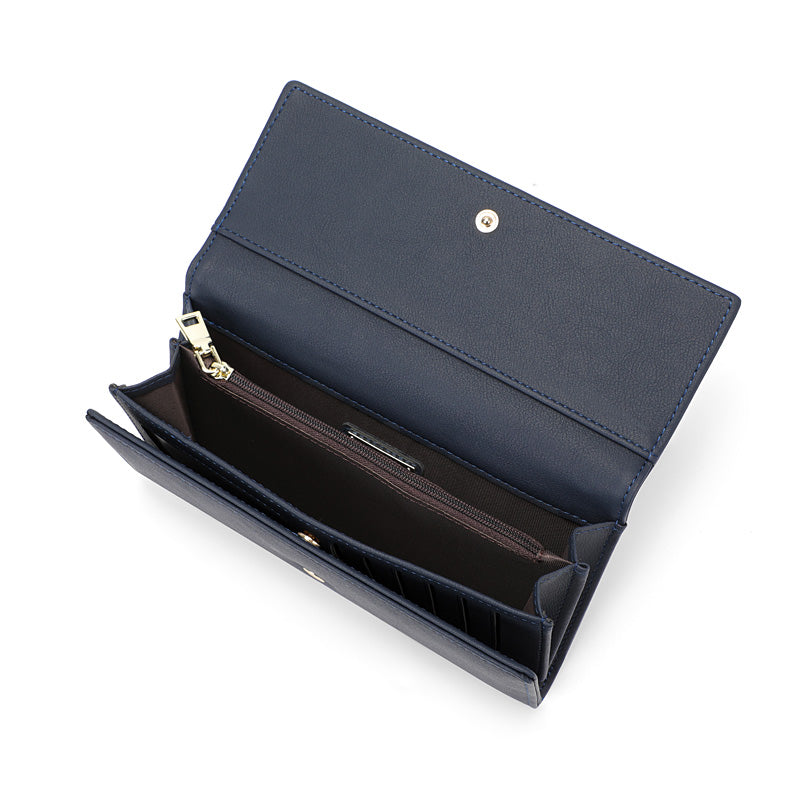 Portefeuille à trois volets emblématique / extensible