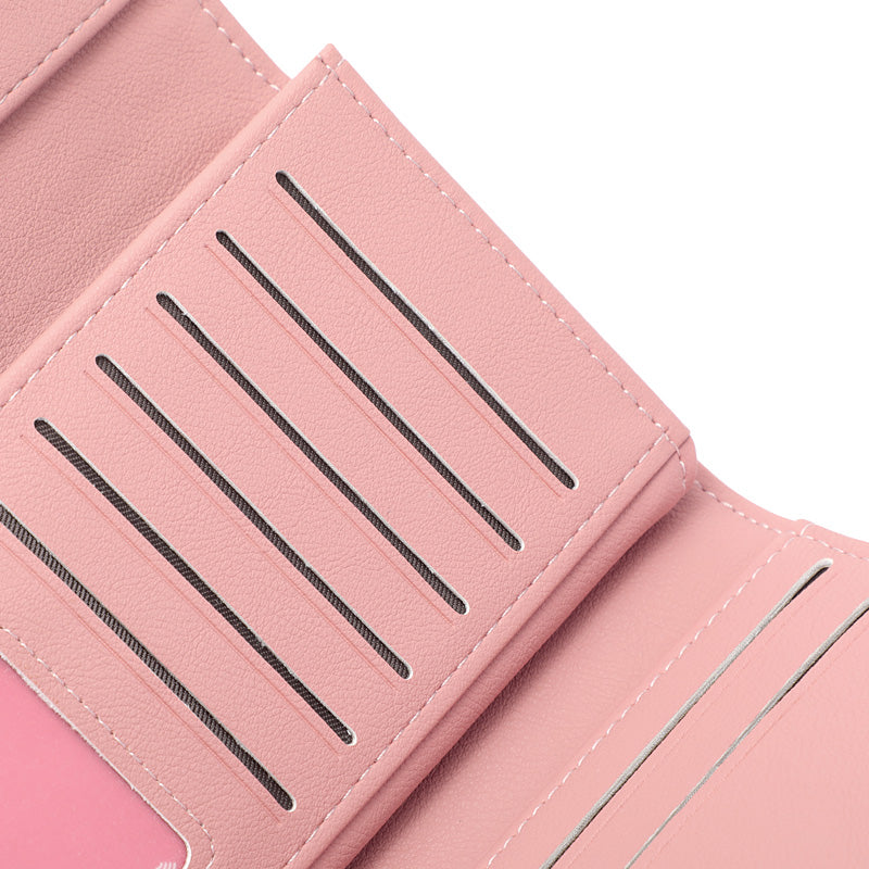 Portefeuille à trois volets emblématique / extensible