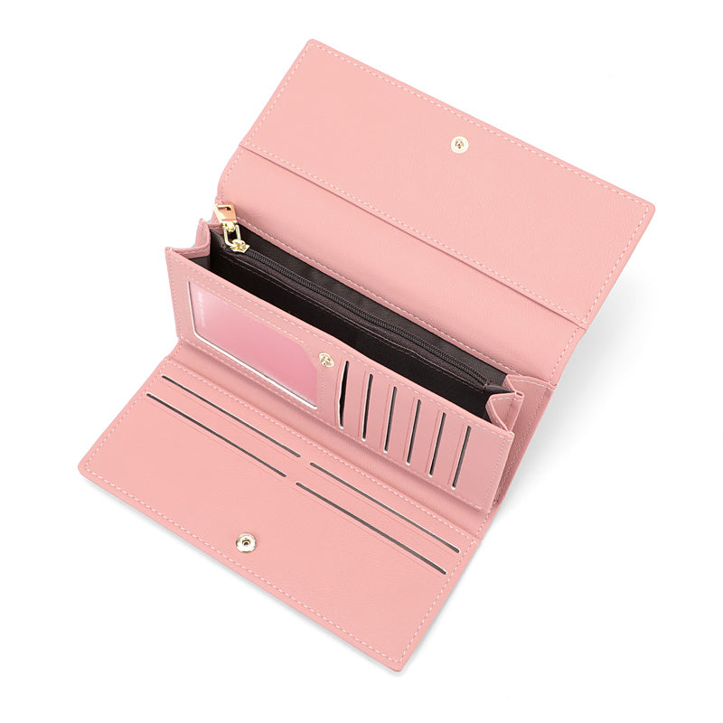 Portefeuille à trois volets emblématique / extensible