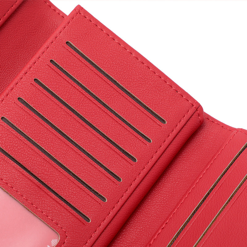 Portefeuille à trois volets emblématique / extensible