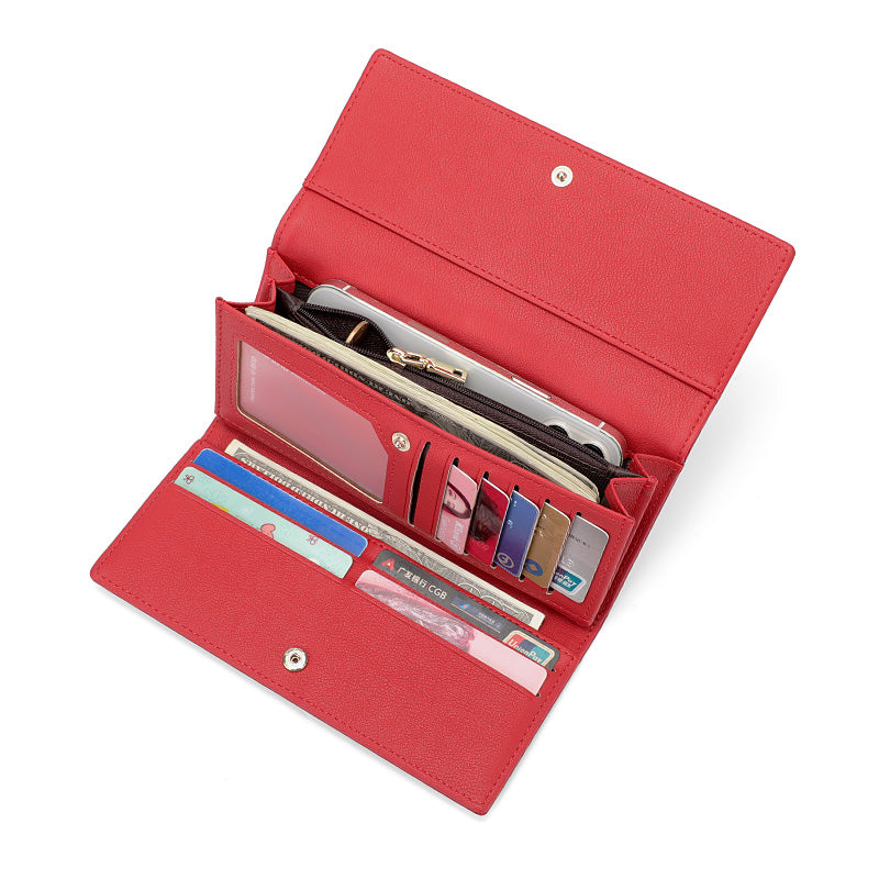 Portefeuille à trois volets emblématique / extensible