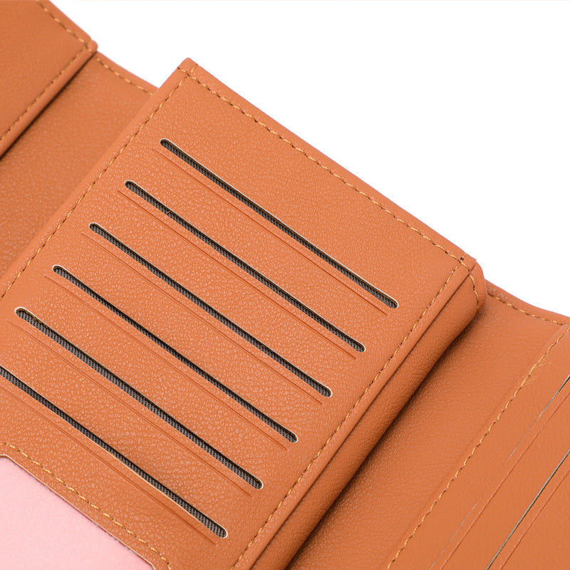 Portefeuille à trois volets emblématique / extensible