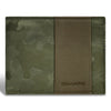 Camo / Leather Top Wing Wallet *Drop Ship*