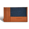Denim / Leather Slim Cardholder *Drop Ship*